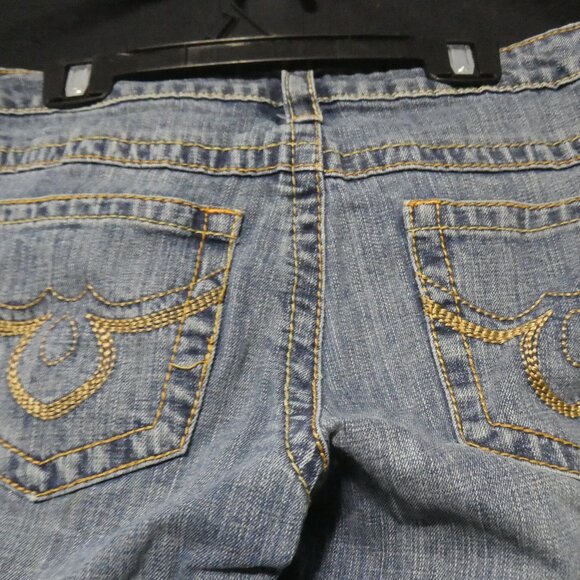 BLUENOTES | size 27 | Blue Denim - Jeans | Embroidered Back Pockets - Picture 11 of 16